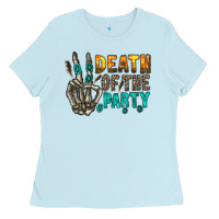 Baby Blue death of party Ladies Tee - RacoonDesign