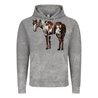 Cloud Rock Mustang Horse Vintage Hoodie - LillyAllenDesigns