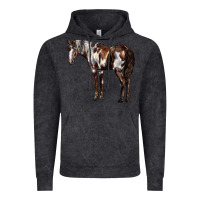 Vintage Black Mustang Horse Vintage Hoodie - LillyAllenDesigns