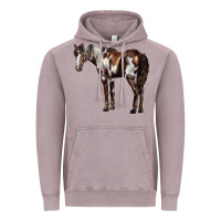 Vintage Zinc Mustang Horse Vintage Hoodie - LillyAllenDesigns