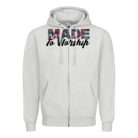 Dove Grey Made to Worship Zipper Hoodie - Bettercallsaul