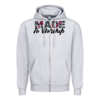Heather Grey Made to Worship Zipper Hoodie - Bettercallsaul