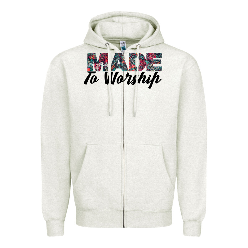 Made To Worship Zipper Hoodie by Bettercallsaul | Teevron
