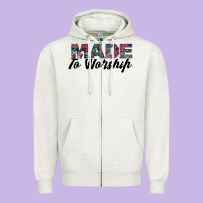 Made To Worship Zipper Hoodie Designed By Bettercallsaul