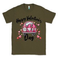 Army Green happy valentine's day gnome truck Classic Tee - MaliasSmallBusiness