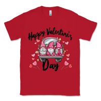 Red happy valentine's day gnome truck Classic Tee - MaliasSmallBusiness