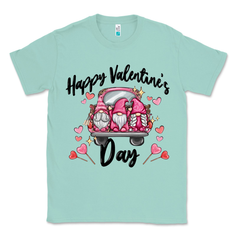 Happy Valentine's Day Gnome Truck Classic Tee by MaliasSmallBusiness | Teevron