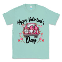 Seafoam happy valentine's day gnome truck Classic Tee - MaliasSmallBusiness