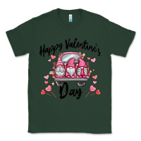 Sports Green happy valentine's day gnome truck Classic Tee - MaliasSmallBusiness