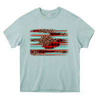 Arona leopard serape background Heavy Core Tee - BarkalooDesign