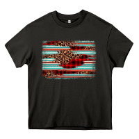 Asphalt leopard serape background Heavy Core Tee - BarkalooDesign
