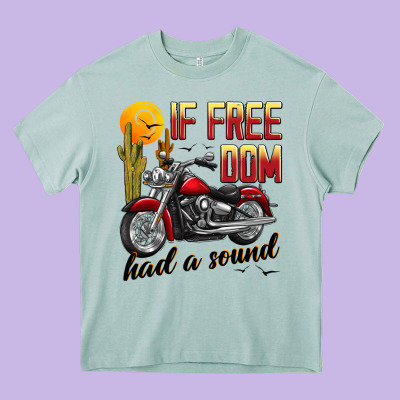 If Freedom Had A Sound Heavy Core Tee Designed By Jahusdesignshop