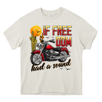 Cream if freedom had a sound Heavy Core Tee - JahusDesignShop