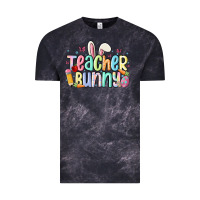 Cloud Black teacher bunny Vintage Tee - MaliasSmallBusiness