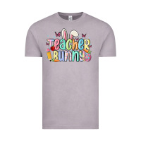 Vintage Zinc teacher bunny Vintage Tee - MaliasSmallBusiness