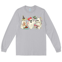Moon Dust Christmas ghosts Long Sleeve Tee - MaliasSmallBusiness
