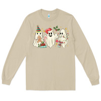 Mushroom Christmas ghosts Long Sleeve Tee - MaliasSmallBusiness