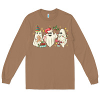 Toasted Coconut Christmas ghosts Long Sleeve Tee - MaliasSmallBusiness