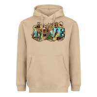 Mushroom Love baby Cow Heavyweight Hoodie - HowdyJamesFarm