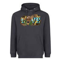Smoke Love baby Cow Heavyweight Hoodie - HowdyJamesFarm