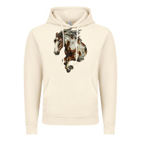 Vintage Artic Mustang Horse Vintage Hoodie - LillyAllenDesigns