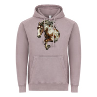 Vintage Zinc Mustang Horse Vintage Hoodie - LillyAllenDesigns