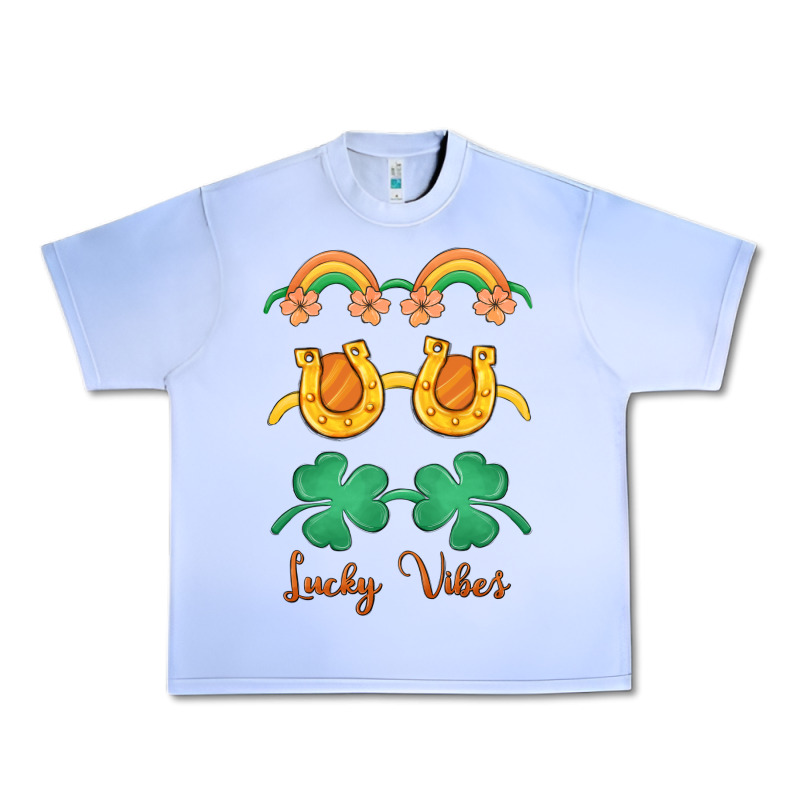 Lucky Vibes St. Patrick's Day Urban Heavy Tee by MaliasSmallBusiness | Teevron