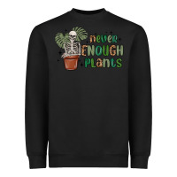 Black never enough plants Heavyweight Sweatshirt - MaliasSmallBusiness