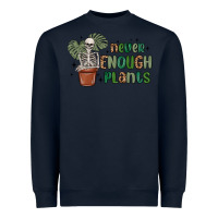 Navy never enough plants Heavyweight Sweatshirt - MaliasSmallBusiness
