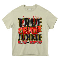 Mossy true crime junkie all day every day Heavy Core Tee - JahusDesignShop