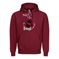 Burgundy Summer decor The sea is in my Soul Zipper Hoodie - Bettercallsaul