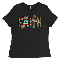 Black faith Ladies Tee - RacoonDesign