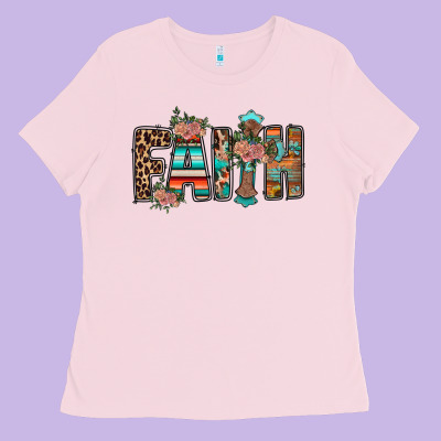 Faith Ladies Tee Designed By Racoondesign