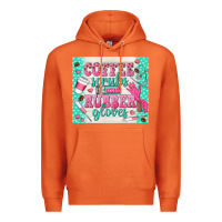 Carrot coffee scrubs and rubber gloves Premium Hoodie - TumblerDesignByShophia