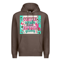 Coffee coffee scrubs and rubber gloves Premium Hoodie - TumblerDesignByShophia