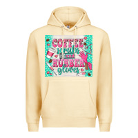 Pina Colada coffee scrubs and rubber gloves Premium Hoodie - TumblerDesignByShophia