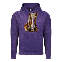 Cloud Purple Belgian Horse Vintage Hoodie - LillyAllenDesigns