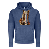 Vintage Denim Belgian Horse Vintage Hoodie - LillyAllenDesigns