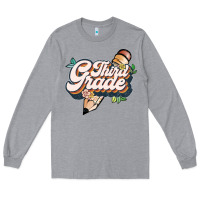 Heather Grey third grade Long Sleeve Tee - JahusDesignShop