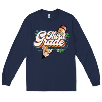 Navy third grade Long Sleeve Tee - JahusDesignShop