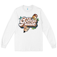 White third grade Long Sleeve Tee - JahusDesignShop