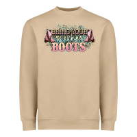 Mushroom bring your ass kicking boots Heavyweight Sweatshirt - NancyCooperArtShop