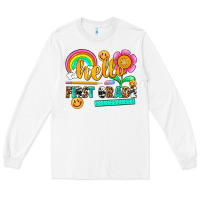 White hello first grade Long Sleeve Tee - NancyCooperArtShop