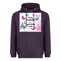 Plum you are fearfully and wonderfully made Heavyweight Hoodie - TumblerDesignByShophia