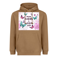 Toasted Coconut you are fearfully and wonderfully made Heavyweight Hoodie - TumblerDesignByShophia