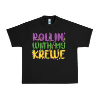 Black rollin with my krewe Urban Heavy Tee - MaliasSmallBusiness