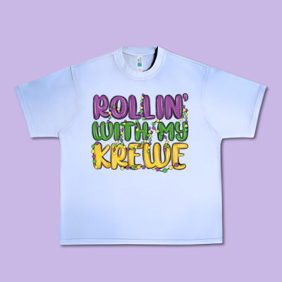 Rollin With My Krewe Urban Heavy Tee Designed By Maliassmallbusiness
