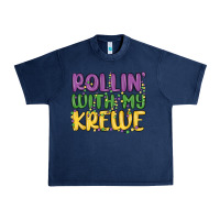 Navy rollin with my krewe Urban Heavy Tee - MaliasSmallBusiness