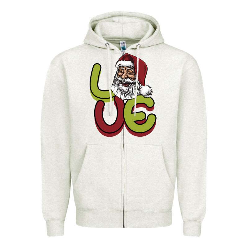 Love Christmas Zipper Hoodie by Bettercallsaul | Teevron