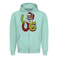 Seafoam Love Christmas Zipper Hoodie - Bettercallsaul